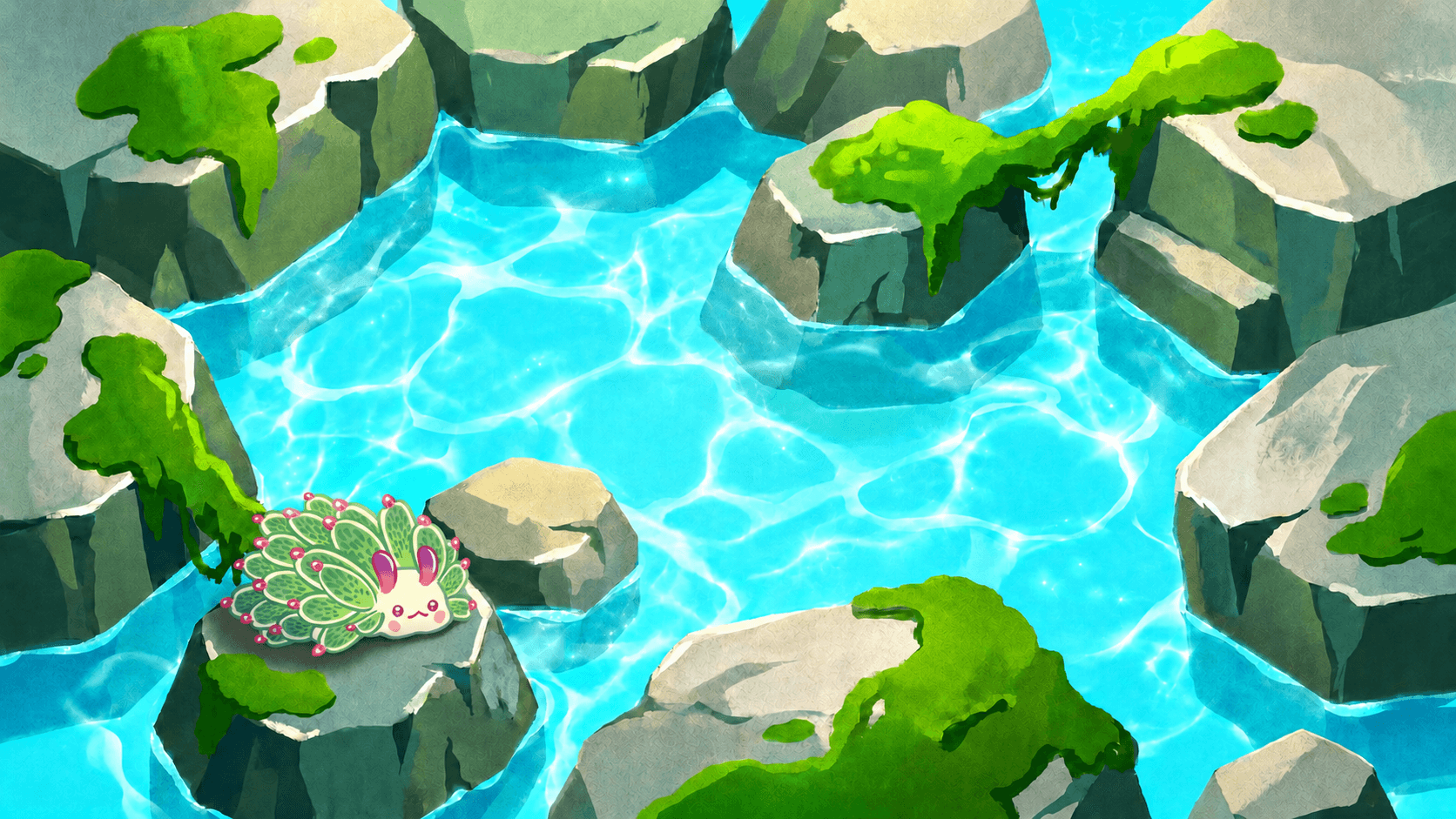 Lumi in a tide pool world